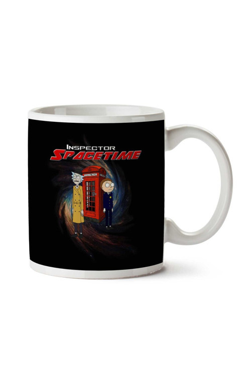 Art hedi̇ye R and M Inspector Spacetime Community İki Tarafı Baskılı Kupa Bardak