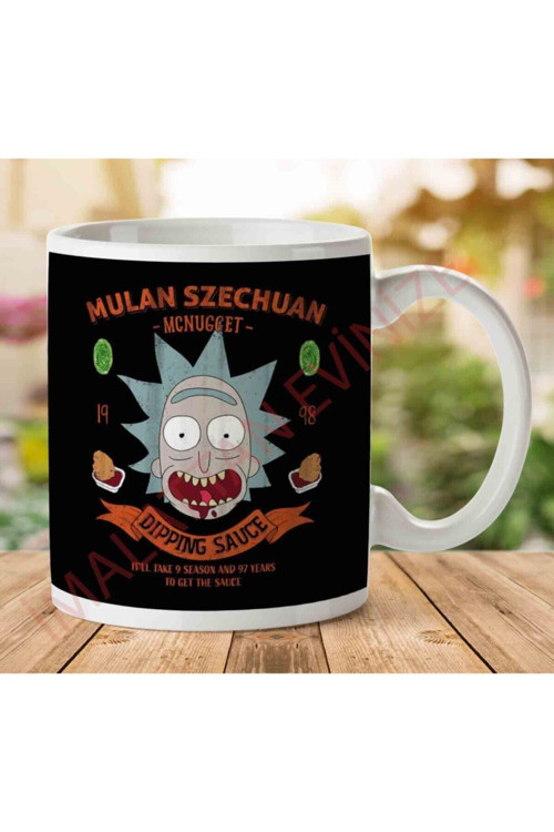 Art hedi̇ye Mulan Szechuan Dipping Sauce R and M Iki Tarafı Baskılı Kupa Bardak