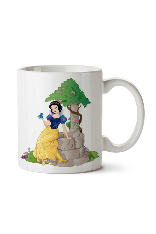 Art hedi̇ye Snow-White-PNG-File iki Tarafı Baskılı Kupa Bardak