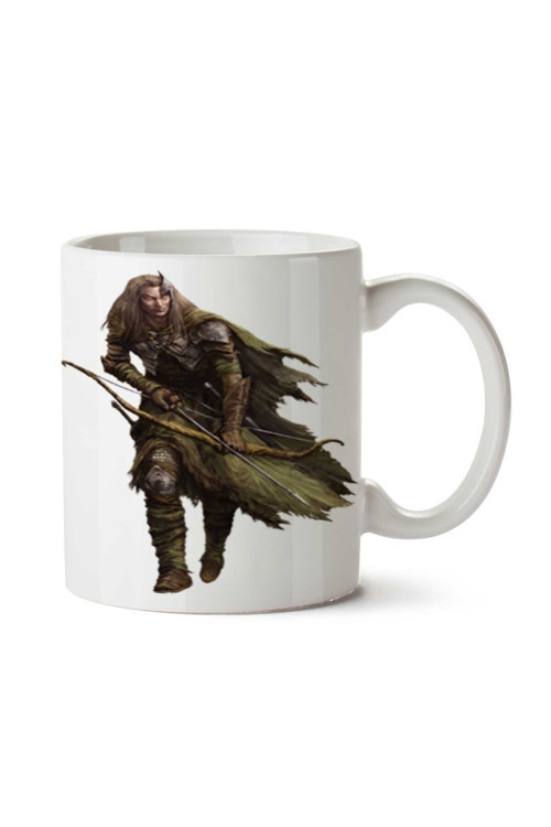 Art hedi̇ye Elf-PNG-File İki Tarafı Baskılı Kupa Bardak