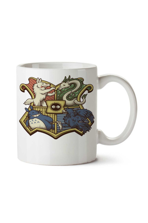 Art hedi̇ye Ghibliwarts Crest iki Tarafı Baskılı Kupa Bardak