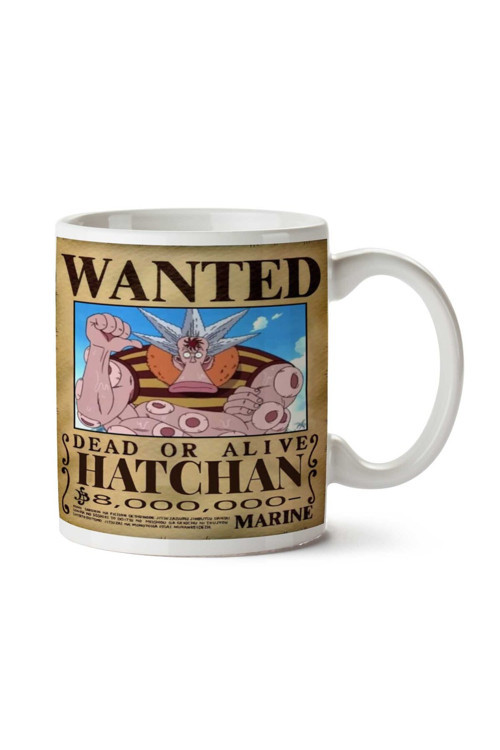 Art hedi̇ye Wanted Hatchan Anime Aranıyor iki Tarafı Baskılı Kupa Bardak