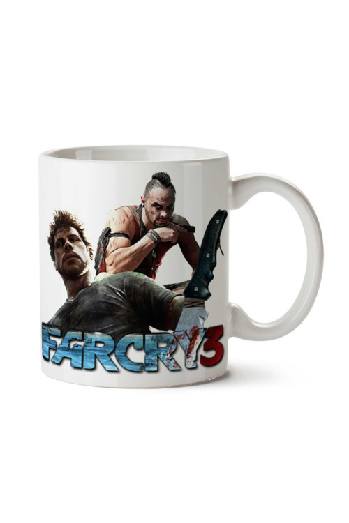 Art hedi̇ye Far-Cry-PNG iki Tarafı Baskılı Kupa Bardak