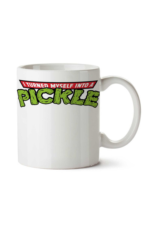 Art hedi̇ye I Turned into a Pickle iki Tarafı Baskılı Kupa Bardak