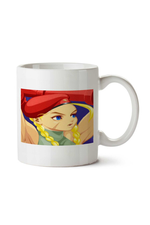 Art hedi̇ye Cammy SSF2 iki Tarafı Baskılı Kupa Bardak
