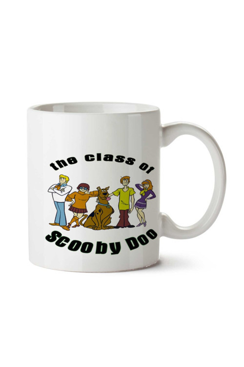 Art hedi̇ye Scooby Doo Takımı iki Tarafı Baskılı Kupa Bardak