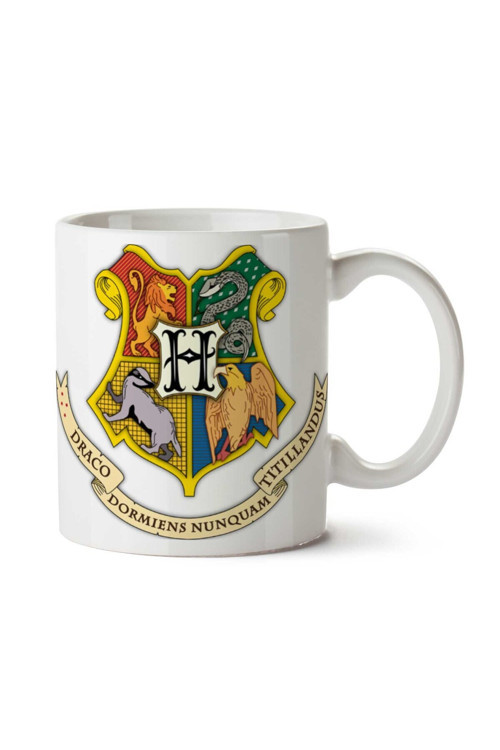 Art hedi̇ye HP Hogwarts 3 (2) iki Tarafı Baskılı Kupa Bardak