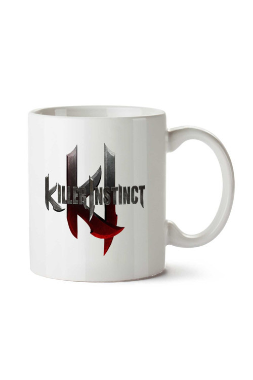 Art hedi̇ye Killer Instinct Logo iki Tarafı Baskılı Kupa Bardak