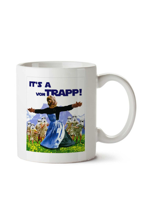 Art hedi̇ye Its A Von Trapp Sound Of Music Star Wars iki Tarafı Baskılı Kupa Bardak