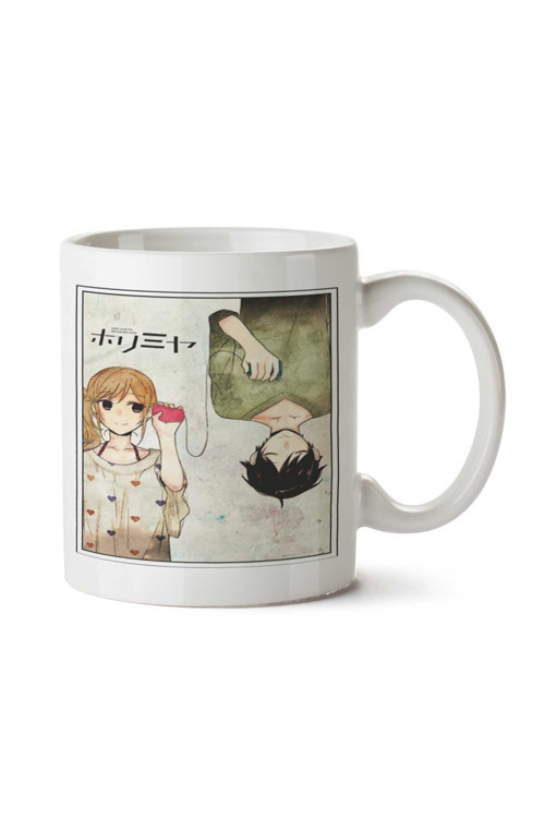 Art hedi̇ye Hori-san and Miyamura-kun İki Tarafı Baskılı Kupa Bardak