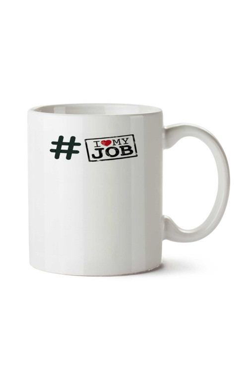 Art hedi̇ye I love my job iki Tarafı Baskılı Kupa Bardak