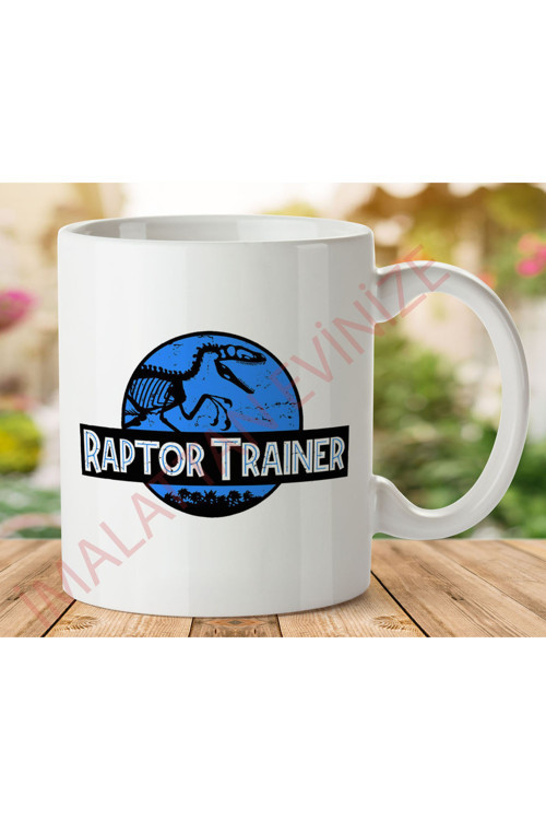 Art hedi̇ye Raptor Trainer Jurassic World İki Tarafı Baskılı Kupa Bardak