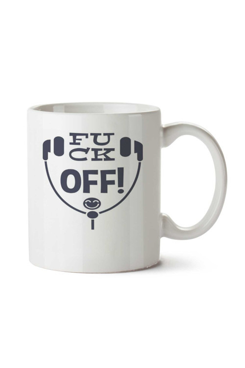 Art hedi̇ye Fuck off! iki Tarafı Baskılı Kupa Bardak