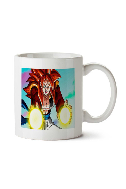 Art hedi̇ye Gogeta İki Tarafı Baskılı Kupa Bardak