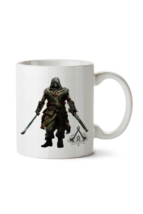 Art hedi̇ye Assassıns Creed.png iki Tarafı Baskılı Kupa Bardak