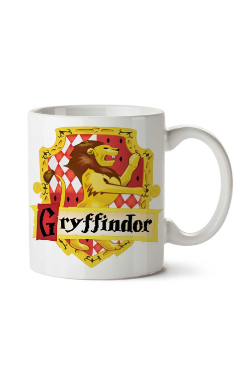 Art hedi̇ye Gryffindor Hogwarts HP İki Tarafı Baskılı Kupa Bardak