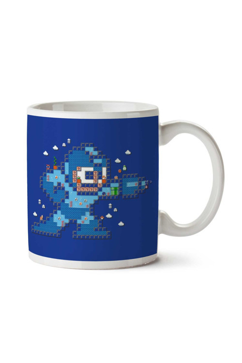 Art hedi̇ye Megamaker Megaman İki Tarafı Baskılı Kupa Bardak