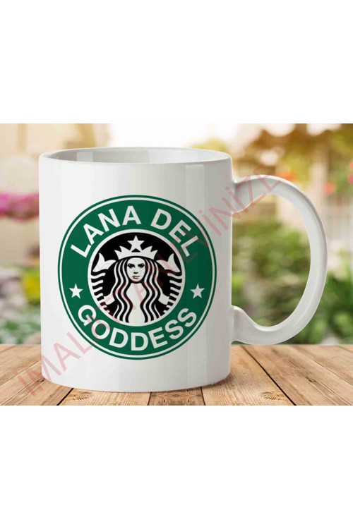 Art hedi̇ye Lana Del Rey Goddes İki Tarafı Baskılı Kupa Bardak