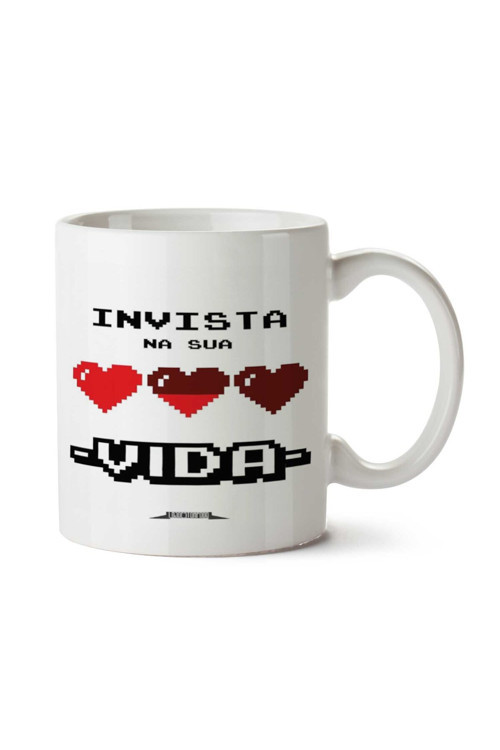 Art hedi̇ye Invista em sua vida iki Tarafı Baskılı Kupa Bardak