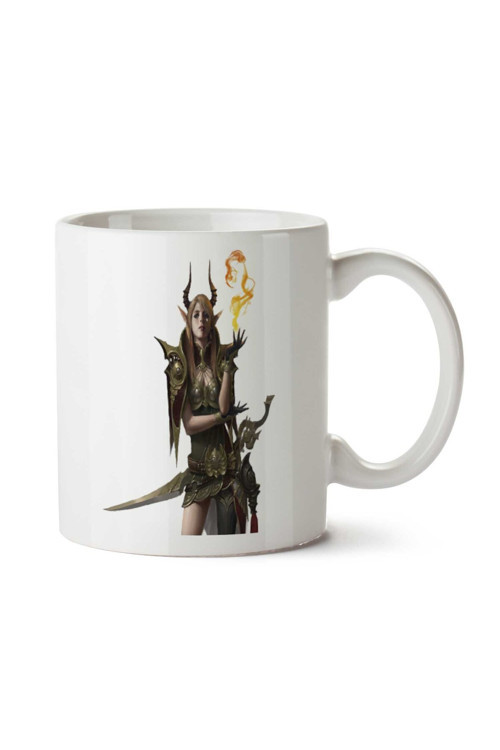 Art hedi̇ye Fantasy-Free-PNG-Image iki Tarafı Baskılı Kupa Bardak