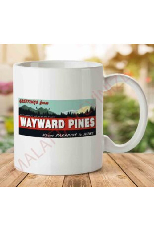 Art hedi̇ye Where Paradise Is Home Wayward Pines İki Tarafı Baskılı Kupa Bardak