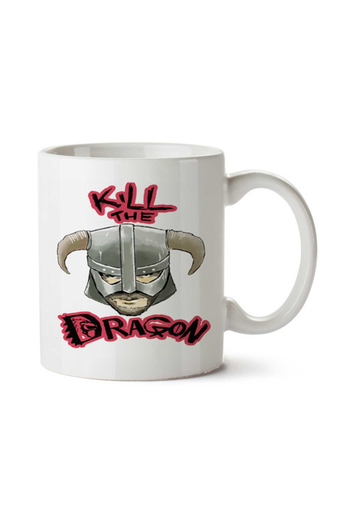 Art hedi̇ye DragonBorn İki Tarafı Baskılı Kupa Bardak