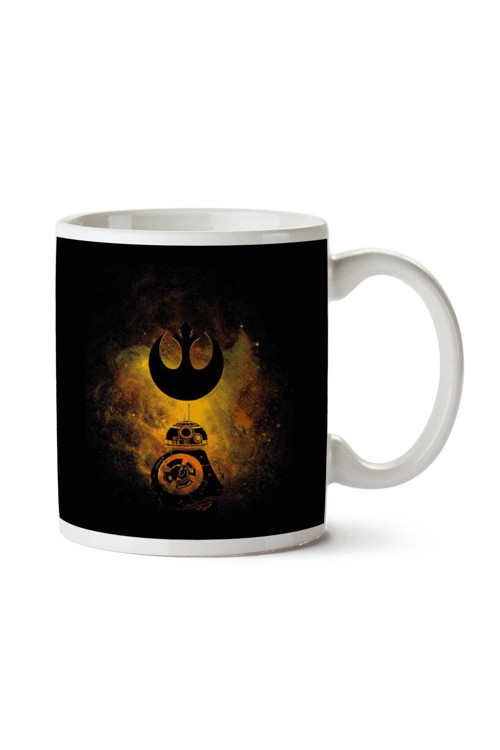 Art hedi̇ye Star Wars BB8 Rebel Alliance İki Tarafı Baskılı Kupa Bardak