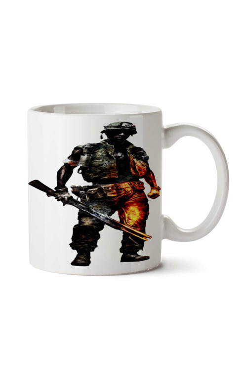 Art hedi̇ye BATTLEFIELDE.png iki Tarafı Baskılı Kupa Bardak