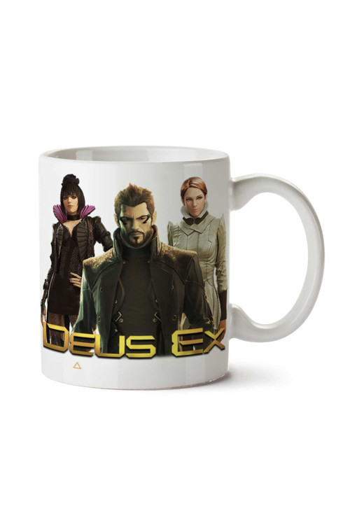Art hedi̇ye Deus ex İki Tarafı Baskılı Kupa Bardak