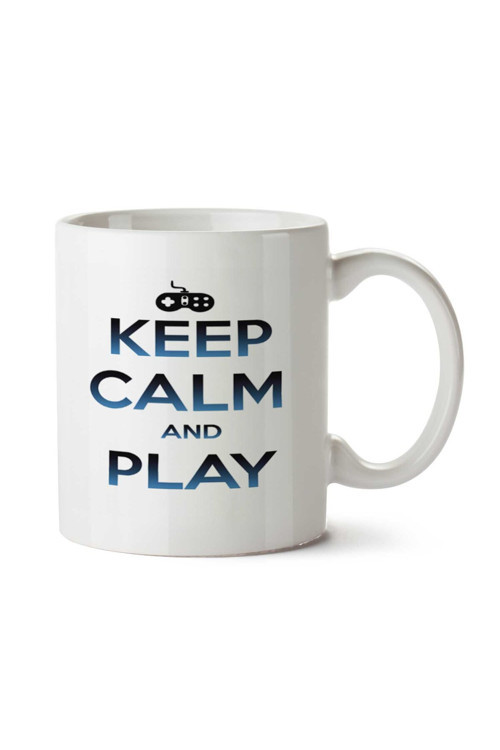 Art hedi̇ye Keep Calm - Modelo 1 iki Tarafı Baskılı Kupa Bardak