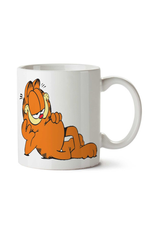 Art hedi̇ye Garfield 2 iki Tarafı Baskılı Kupa Bardak