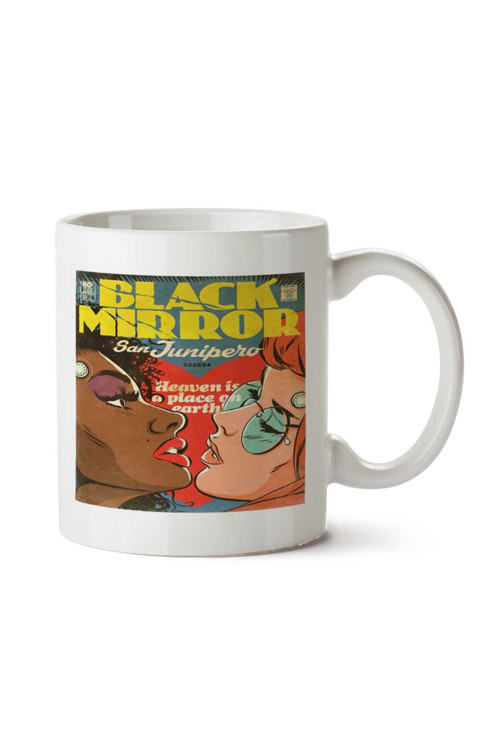 Art hedi̇ye BLACK MIRROR.png iki Tarafı Baskılı Kupa Bardak