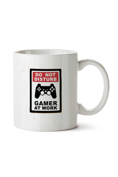 Art hedi̇ye Gamer Do Not Disturb iki Tarafı Baskılı Kupa Bardak