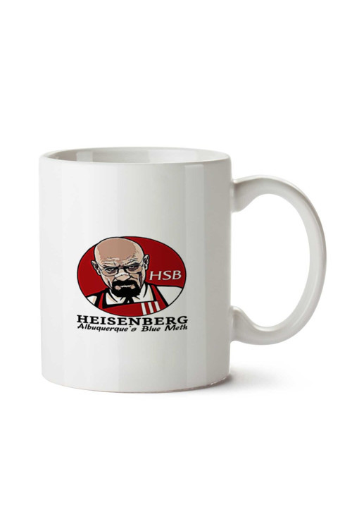 Art hedi̇ye HEISENBERG KFC Logolu iki Tarafı Baskılı Kupa Bardak