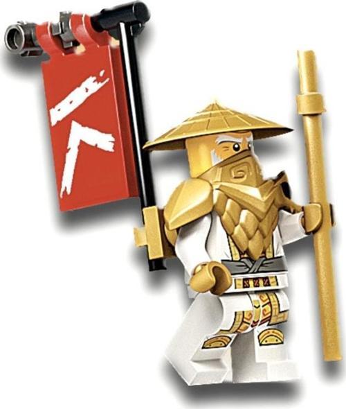 Ninjago - Wu Sensei - Crystallized Orijinal Minifigür