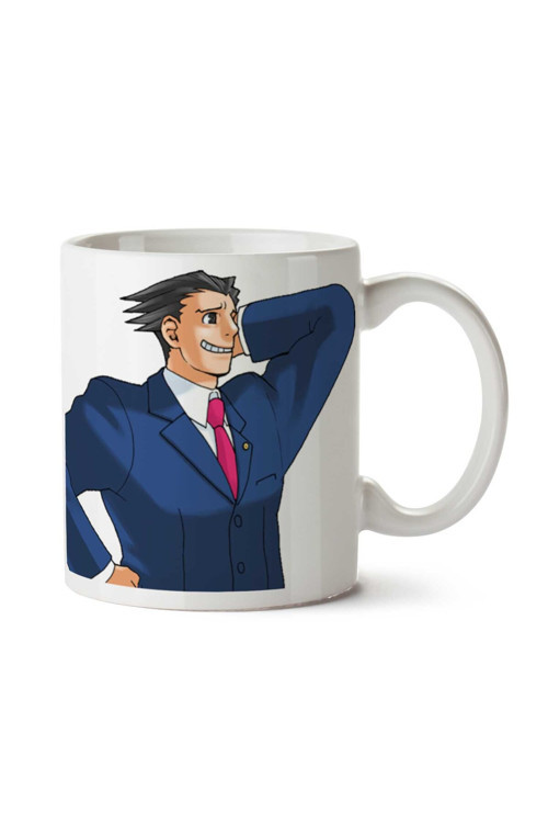 Art hedi̇ye Ace Attorney Video Oyunu İki Tarafı Baskılı Kupa Bardak