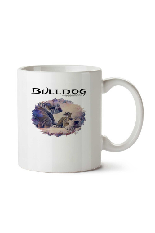 Art hedi̇ye Bulldog (2).png iki Tarafı Baskılı Kupa Bardak