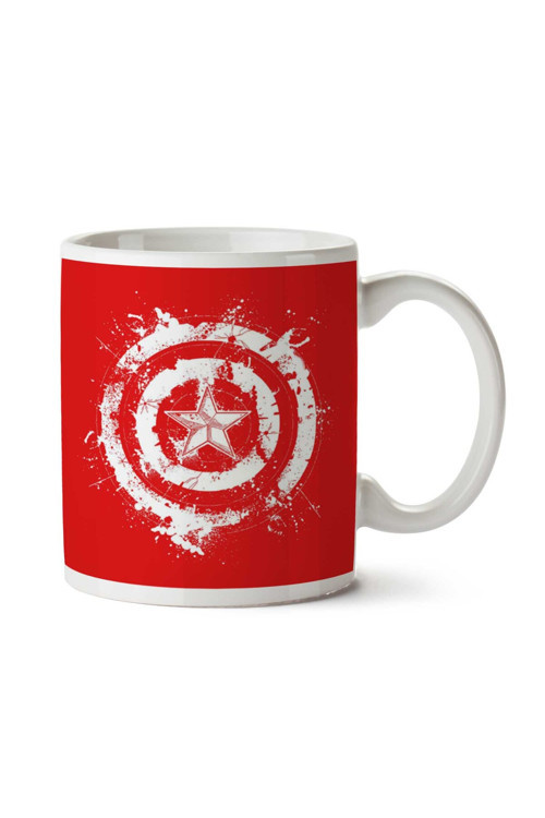 Art hedi̇ye Freedom Rising Captain America İki Tarafı Baskılı Kupa Bardak