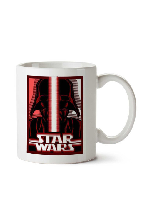 Art hedi̇ye Darth Vader Sith Lord Star Wars İki Tarafı Baskılı Kupa Bardak