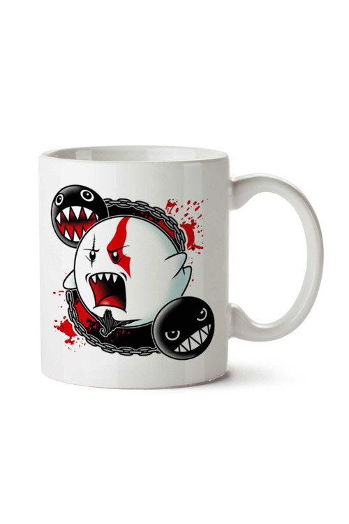 Art hedi̇ye Ghost Of Sparta God Of War Mario iki Tarafı Baskılı Kupa Bardak