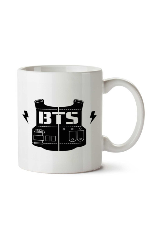 Art hedi̇ye BTS LOGO (2).png iki Tarafı Baskılı Kupa Bardak