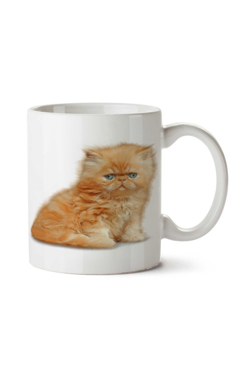 Art hedi̇ye Kitten-PNG-Image Yavru Kedi İki Tarafı Baskılı Kupa Bardak