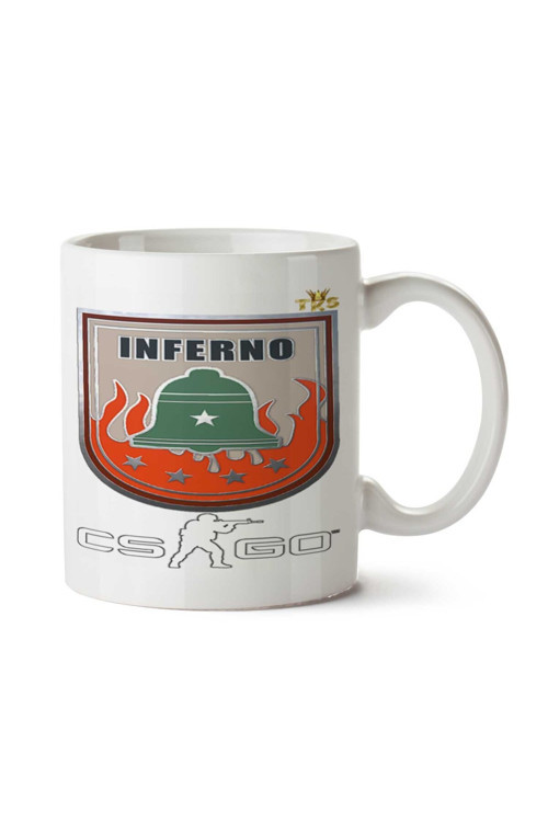 Art hedi̇ye CS GO INFERNO İki Tarafı Baskılı Kupa Bardak