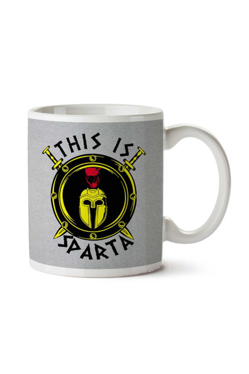 Art hedi̇ye This Is Sparta 300 Shield İki Tarafı Baskılı Kupa Bardak