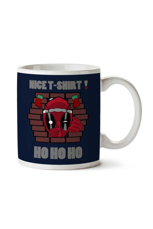 Art hedi̇ye Deadpool Nice Christmas İki Tarafı Baskılı Kupa Bardak