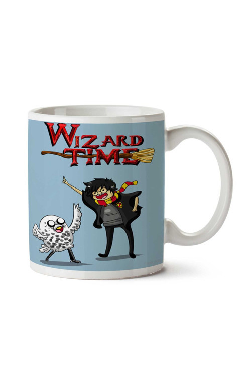 Art hedi̇ye Wizard Time İki Tarafı Baskılı Kupa Bardak