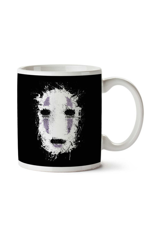 Art hedi̇ye Spirited Away Ink No Face İki Tarafı Baskılı Kupa Bardak
