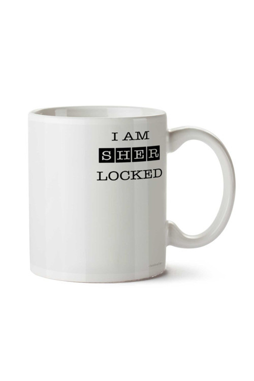 Art hedi̇ye I am sher locked byy iki Tarafı Baskılı Kupa Bardak