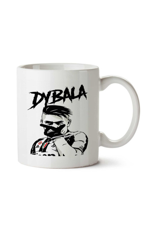 Art hedi̇ye Juventus Dybala İki Tarafı Baskılı Kupa Bardak