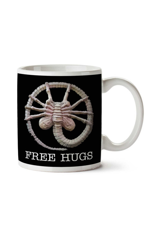 Art hedi̇ye Alien I Heart Face Hugs İki Tarafı Baskılı Kupa Bardak